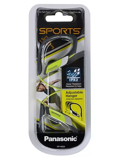 наушники для спорта Panasonic RP-HS34E yellow