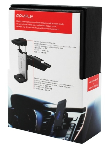 держатель для телефона в CD слот Ppyple CDView S black