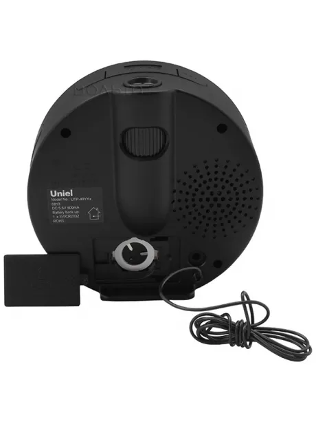электронные часы настольные Uniel UTP-49YKx black/orange