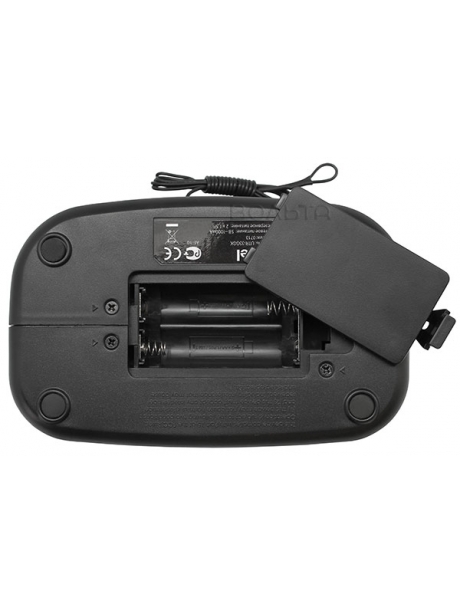 электронные часы настольные Uniel UTR-33 black/green