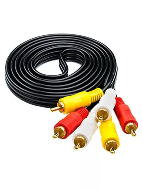 кабель межблочный ATcom 1.8 m 3RCA(m) 