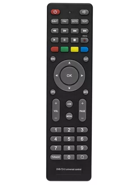 универсальный пульт для ТВ приставок HUAYU DVB-T2+3 