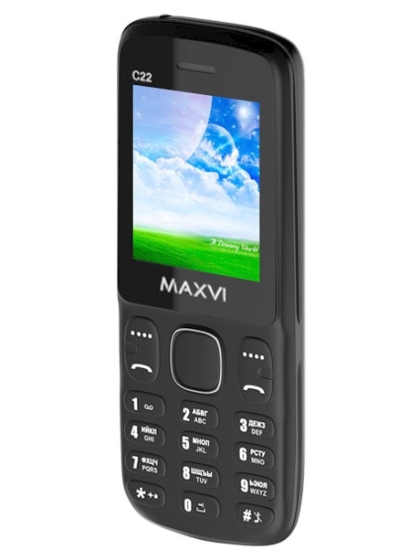 мобильный телефон Maxvi C22 black