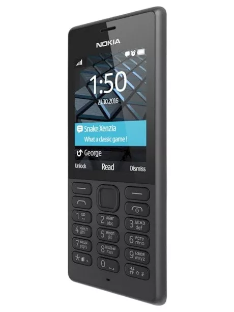 кнопочный телефон с мощным аккумулятором Nokia 150 Dual black