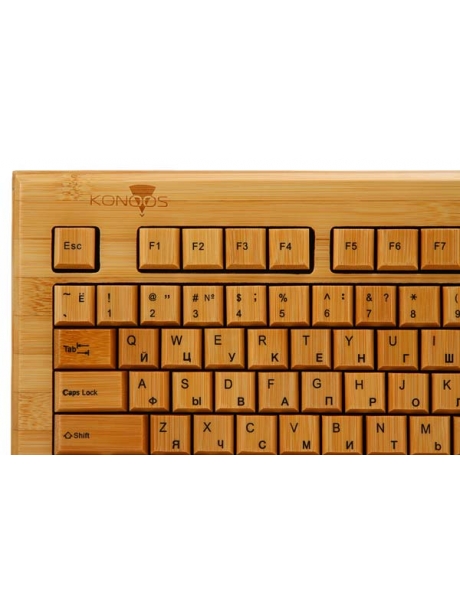 клавиатура+мышь Konoos KBKM-01 бамбук