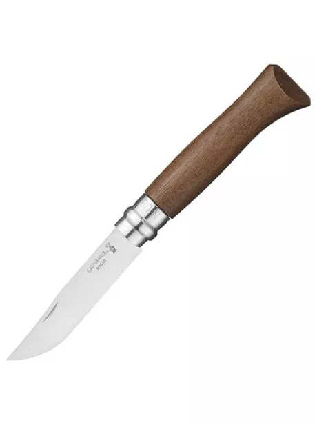 складной нож Opinel №08 Stainless Steel орех