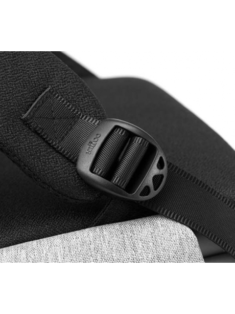 городской рюкзак антивор для ноутбука Meizu Backpack bag light grey