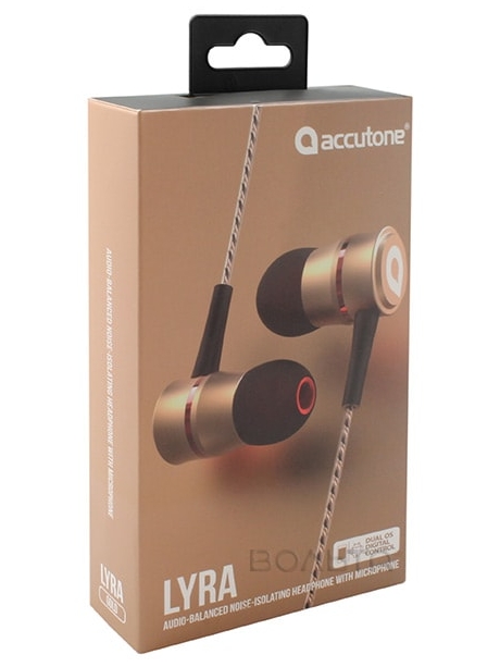 наушники с микрофоном Accutone Lyra gold