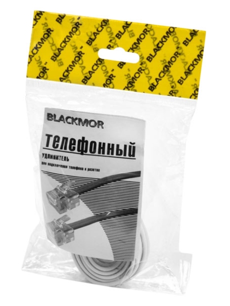телефонный шнур RJ11 BLACKMOR NTE5 белый
