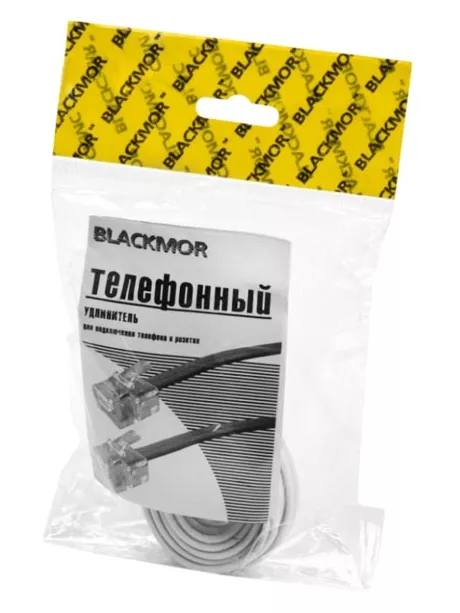 телефонный шнур RJ11 BLACKMOR NTE5 белый