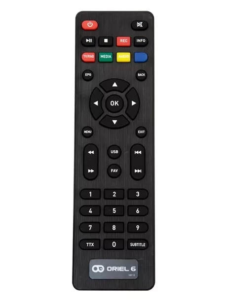 пульт ДУ для ТВ приставки DVB-T2 Oriel 6 