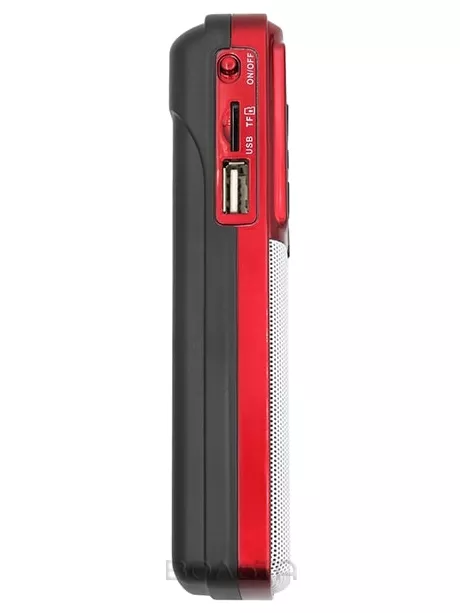 портативный радиоприемник с USB PERFEO i120 "ЕГЕРЬ" красный