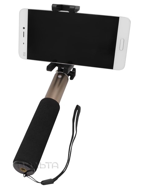 монопод для селфи Rock Selfie Shutter &amp; Stick II 15см-60см golden