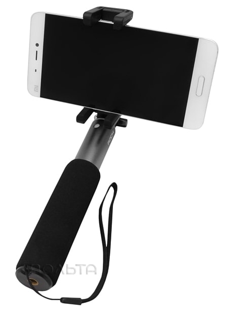 монопод для селфи Rock Selfie Shutter &amp; Stick II 15см-60см space grey