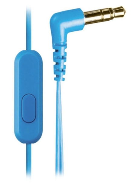 наушники с микрофоном Sony MDR-EX15AP blue