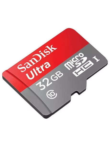 карта памяти SanDisk 32Gb microSDHC Class 10 Ultra 80Mb/s без адап 