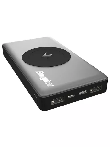 внешний аккумулятор с беспроводной зарядкой Energizer Power Bank QE10000 Wireless 10000 mAh grey