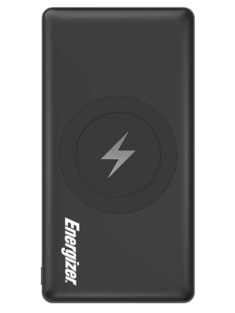 внешний аккумулятор с беспроводной зарядкой Energizer Power Bank QE10000CQ Wireless 10000 mAh black