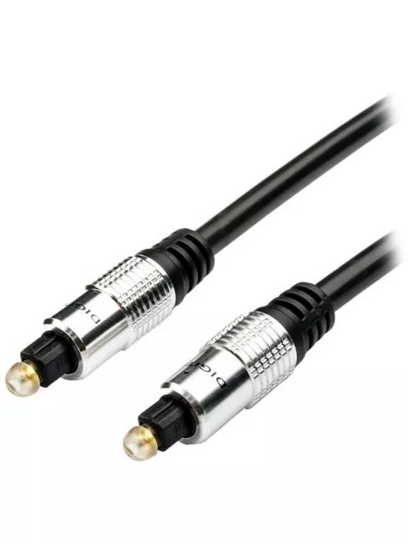 кабель оптический ATcom Toslink-Toslink 5м black silver