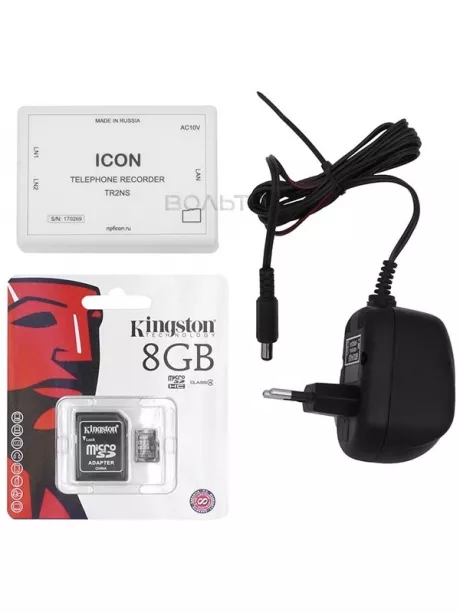 Двухканальная сетевая система записи разговоров Icon TR2NS 