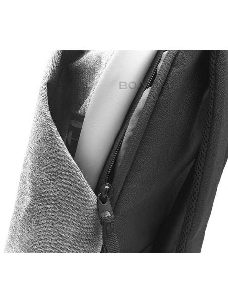 городской рюкзак антивор для ноутбука Meizu Backpack bag light grey