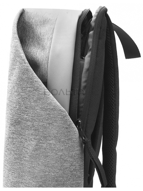 городской рюкзак антивор для ноутбука Meizu Backpack bag light grey