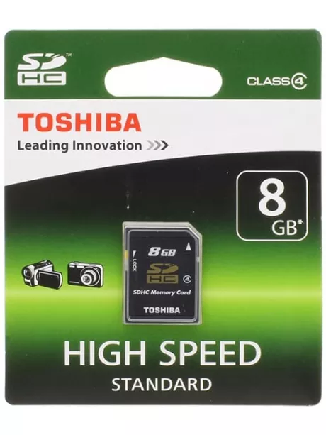 карта памяти Toshiba 8Gb SDHC Class 4 