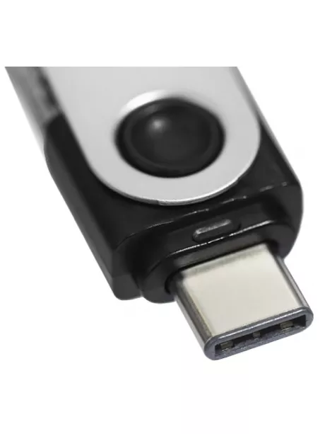 USB флешка с microUSB и type C SmartBuy TRIO 3-in-1 OTG 3.0 64GB black