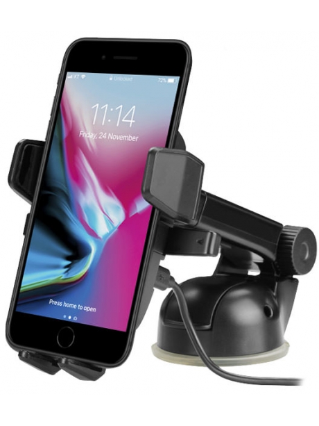 автомобильный держатель с беспроводной зарядкой Onetto Easy One Touch Wireless black