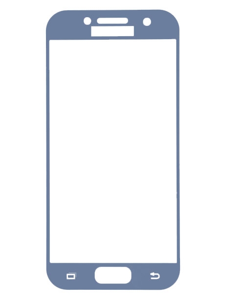 защитное стекло Red Line для Samsung Galaxy A3 (2017) 4.7” Full screen синий