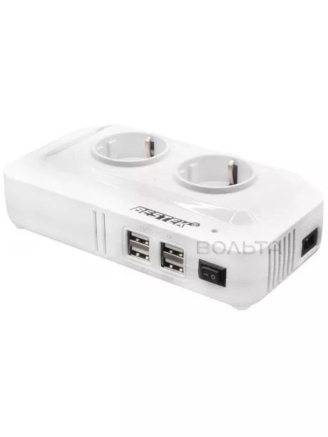автомобильный инвертор напряжения Bestek 200W Car Inverter MRI2013NU white