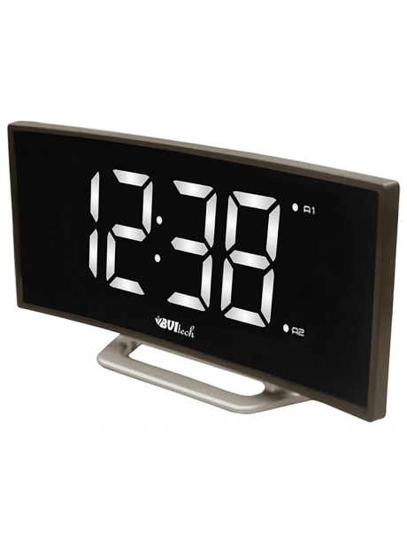 электронные часы настольные BVItech BV-412 black/white