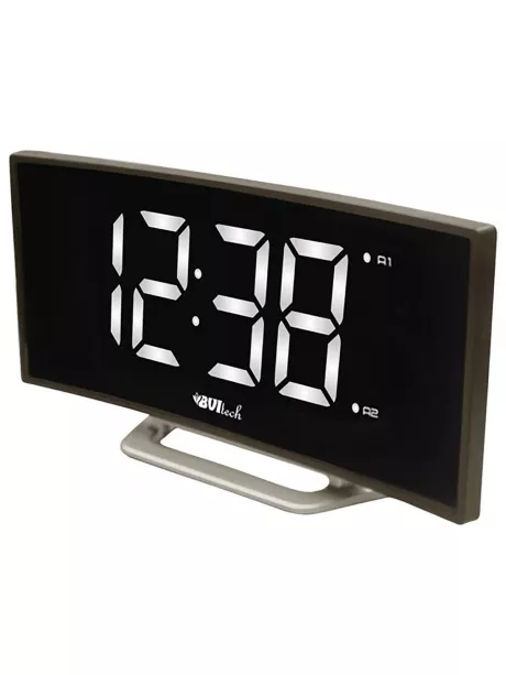 электронные часы настольные BVItech BV-412 black/white