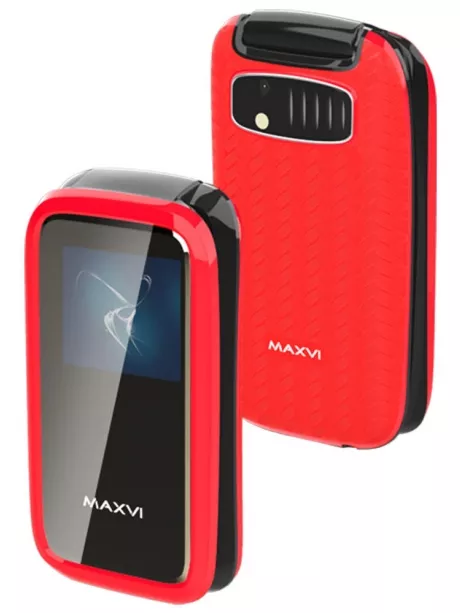 мобильный телефон Maxvi E2 red