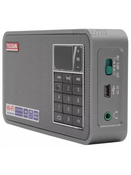 FM радиоприемник c MP3 плеером Tecsun X3 (export version) grey
