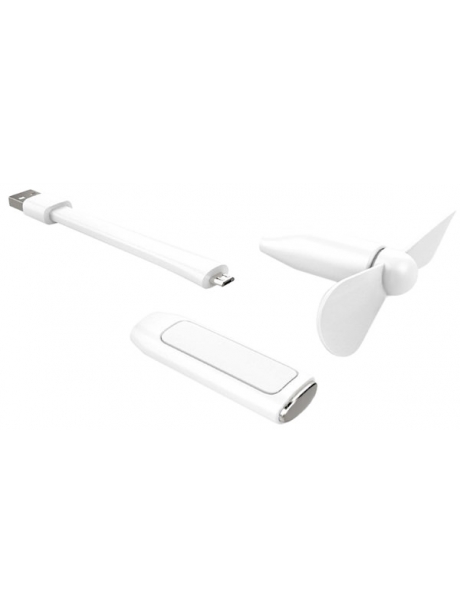 USB подсветка с вентилятором Rock Mini USB Fan&amp;Light white