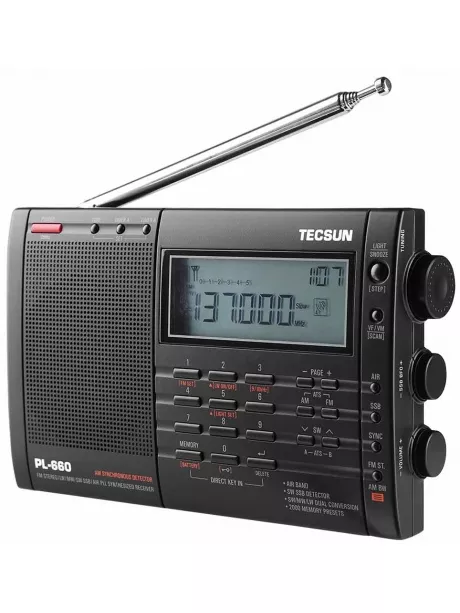 всеволновый цифровой радиоприемник Tecsun PL-660 (export version) black