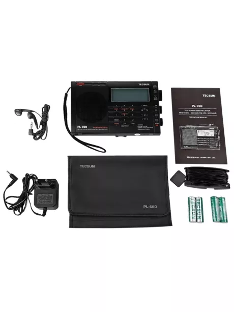 всеволновый цифровой радиоприемник Tecsun PL-660 (export version) black