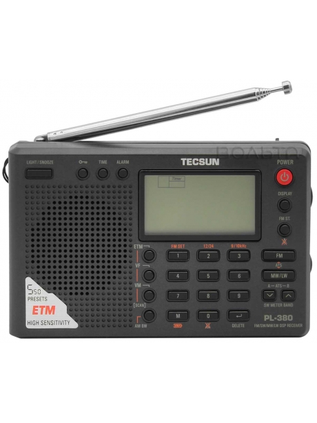 цифровой радиоприемник с хорошим приемом Tecsun PL-380 (export version) black