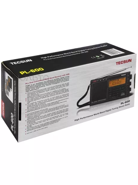 Цифровой всеволновый радиоприемник Tecsun PL-600 (export version) black