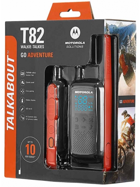 Рации для охоты и рыбалки Motorola TALKABOUT T82 black orange