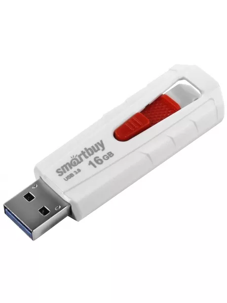 флешка USB 3.0 SmartBuy IRON 16Gb 3.0 white/red