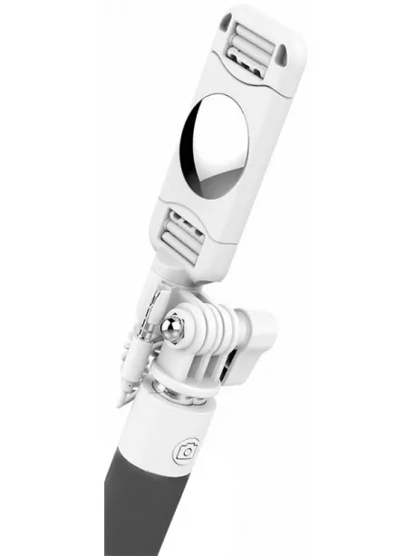 монопод для селфи с зеркалом Rock Mini Selfie stick with wire control 60cm black