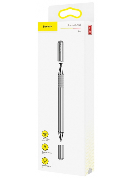 ручка со стилусом Baseus Golden Cudgel Capacitive Stylus Pen silver