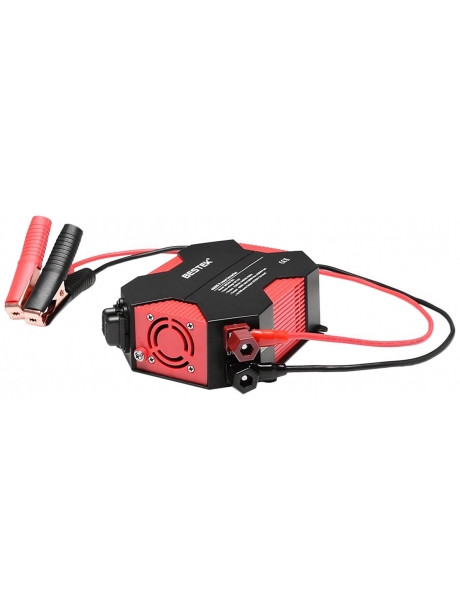 автомобильный инвертор Bestek 400W Car Inverter MRI4013IU black red