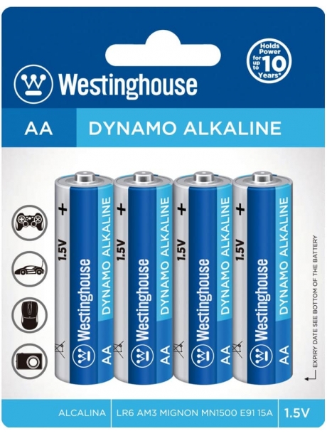 батарейка Westinghouse LR6/AA Dynamo Alkaline-BP4 
