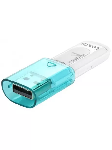 флешка USB Lexar JumpDrive S50 16GB white blue