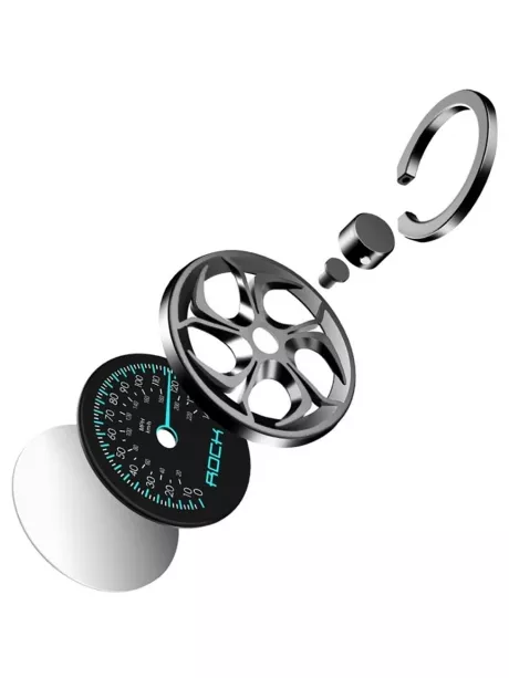 попсокет на телефон Rock Spinner Ring Holder silver