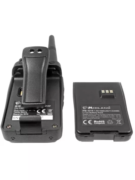 влагостойкая портативная рация Midland G15 