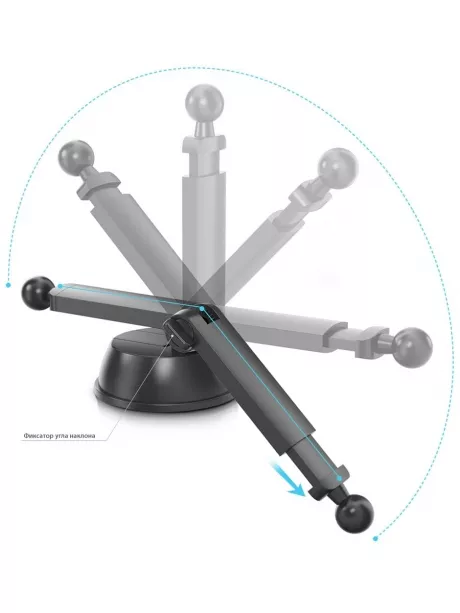 автомобильный магнитный держатель для телефона Axper Magic Dash black